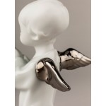 Lladro - Angel Praying (Silver Luster)